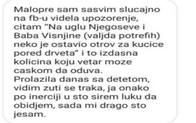 Pronađen otrov u centru. petface